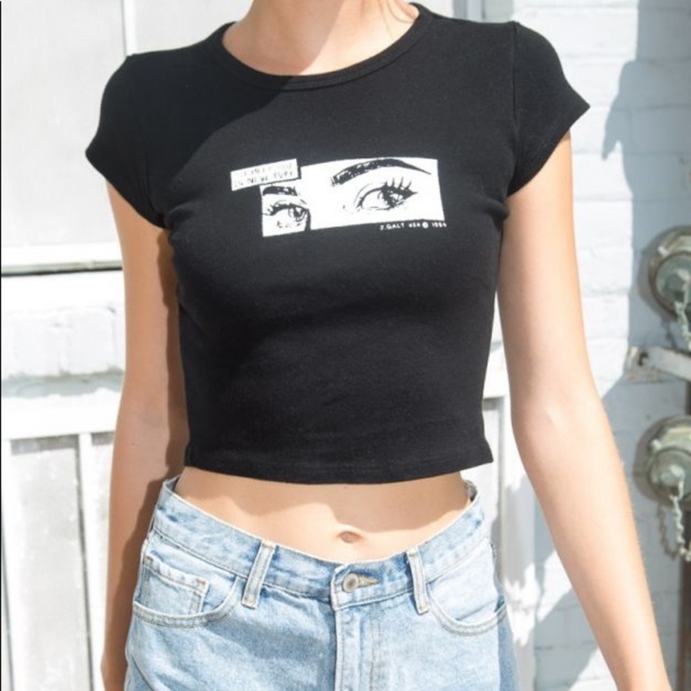 brandy melville ashlyn “i’ll meet you in new york” top